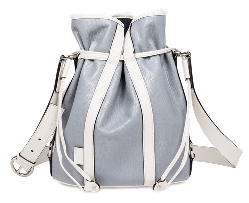 Sac elsa cuir bleu glacier - sac,